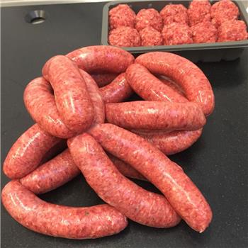 Dexter Beef, Tomato & Nigella Sausage or Meatballs