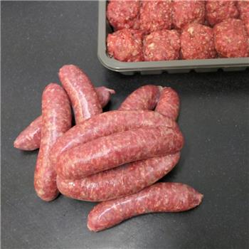 Venison with Damson & Apple Sausage or Meatballs